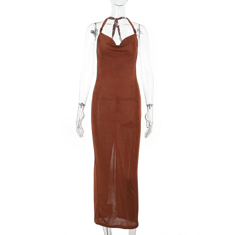 Rowan Maxi Dress Brown