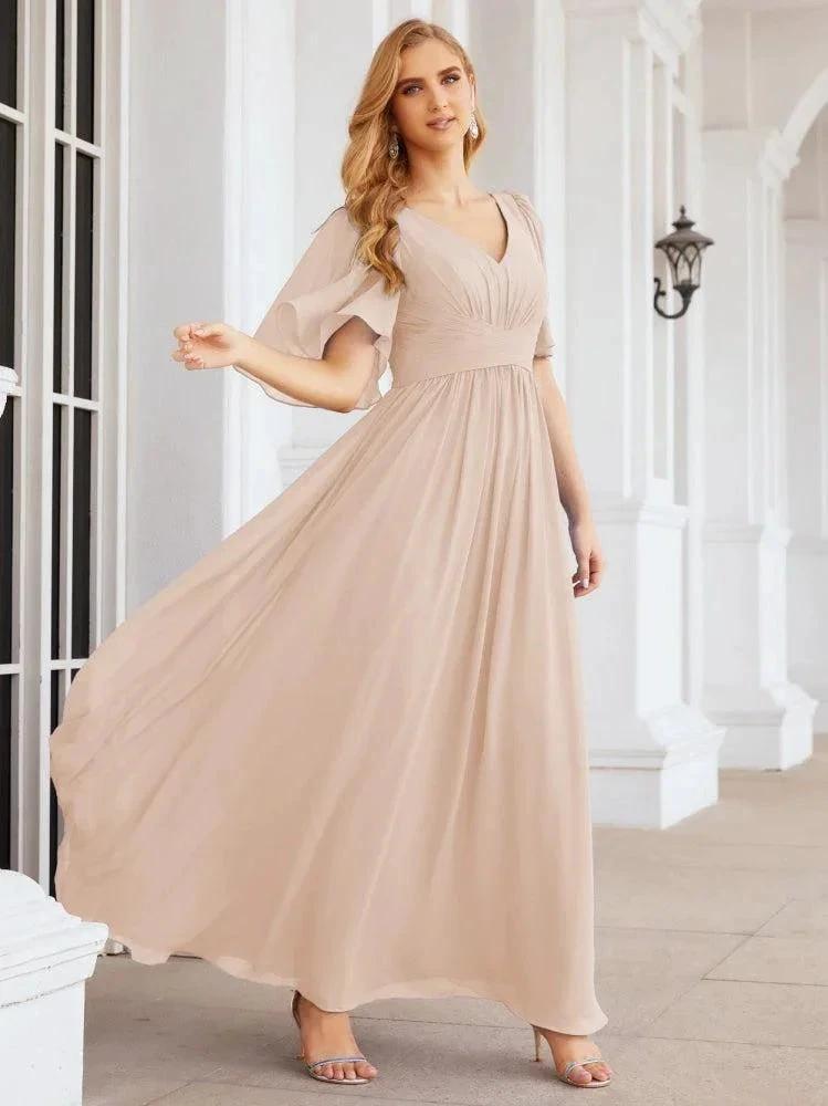 Numbersea Bridesmaid Dresses for Women Wedding Long Party Prom Dress 28068 by numbersea