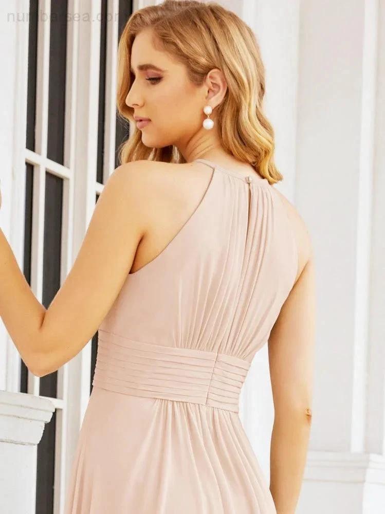 ZapDress Keyhole Bridesmaid Dresses Sleeveless Formal Evening Party Prom Gowns 28043 (ZD17032)