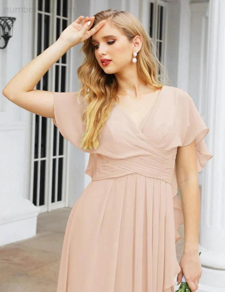 ZapDress Bridesmaid Dresses Backless Formal Prom Gowns for Evening Party Mother of The Bride Dress 28040 (ZD16998)