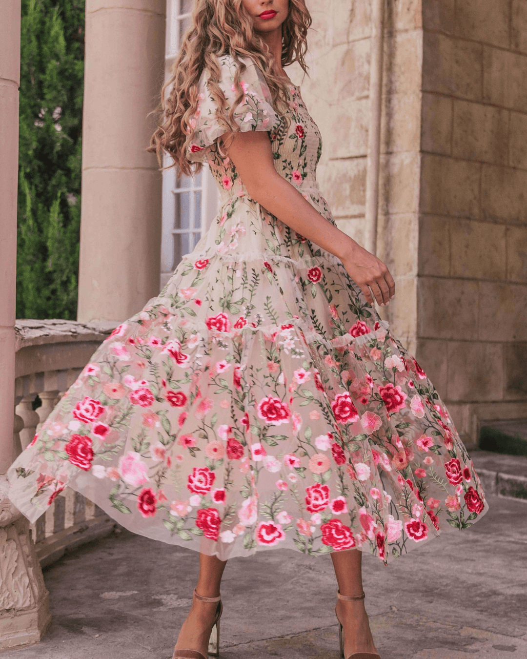 Floral Printed Dress - Fashionpara