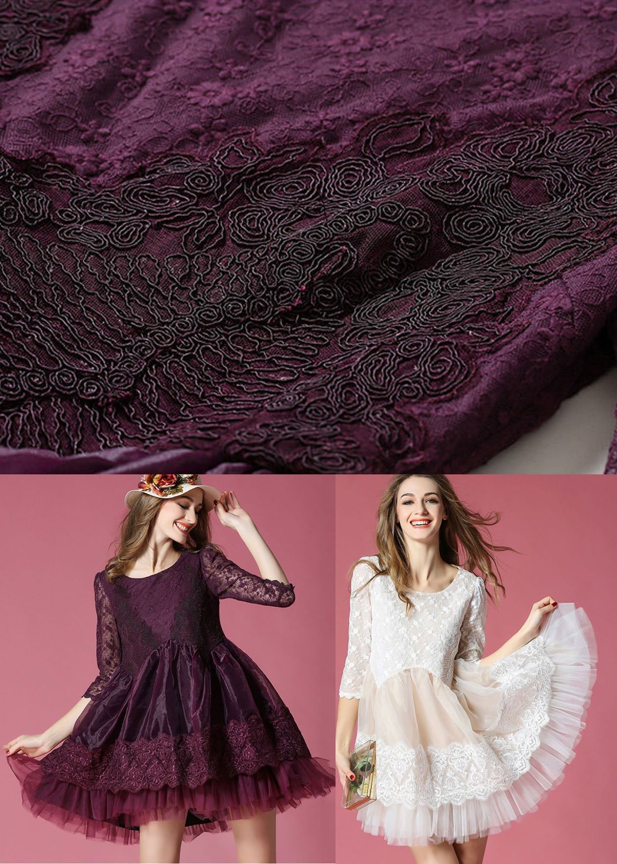 Classic Vintage Dress with a Flattering Fit