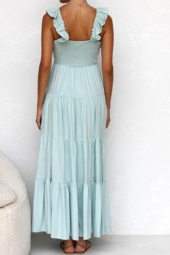 Elegant Off The Shoulder Lace Bohemian Boho Dress