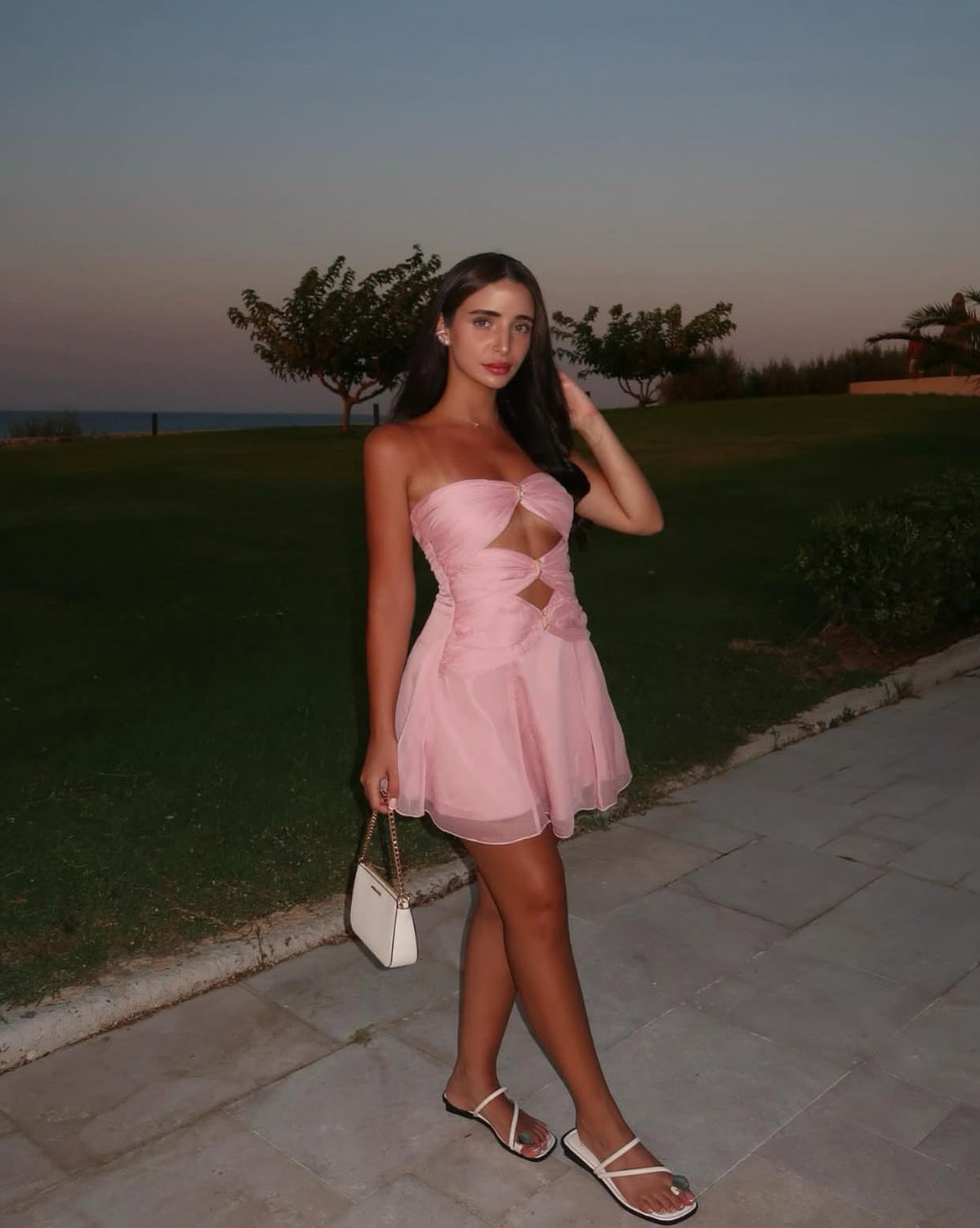 Strapless A Line Pink Homecoming Dress Short Birthday Dress J7802