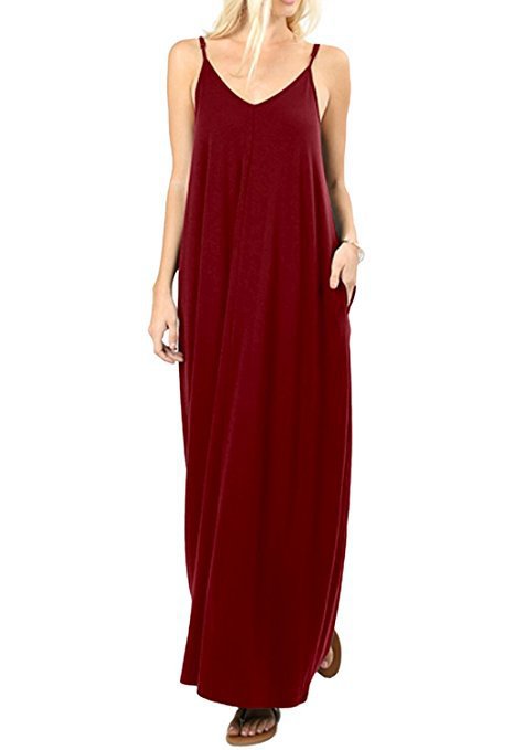 Olivian Pocketed Maxi Dress Orchid