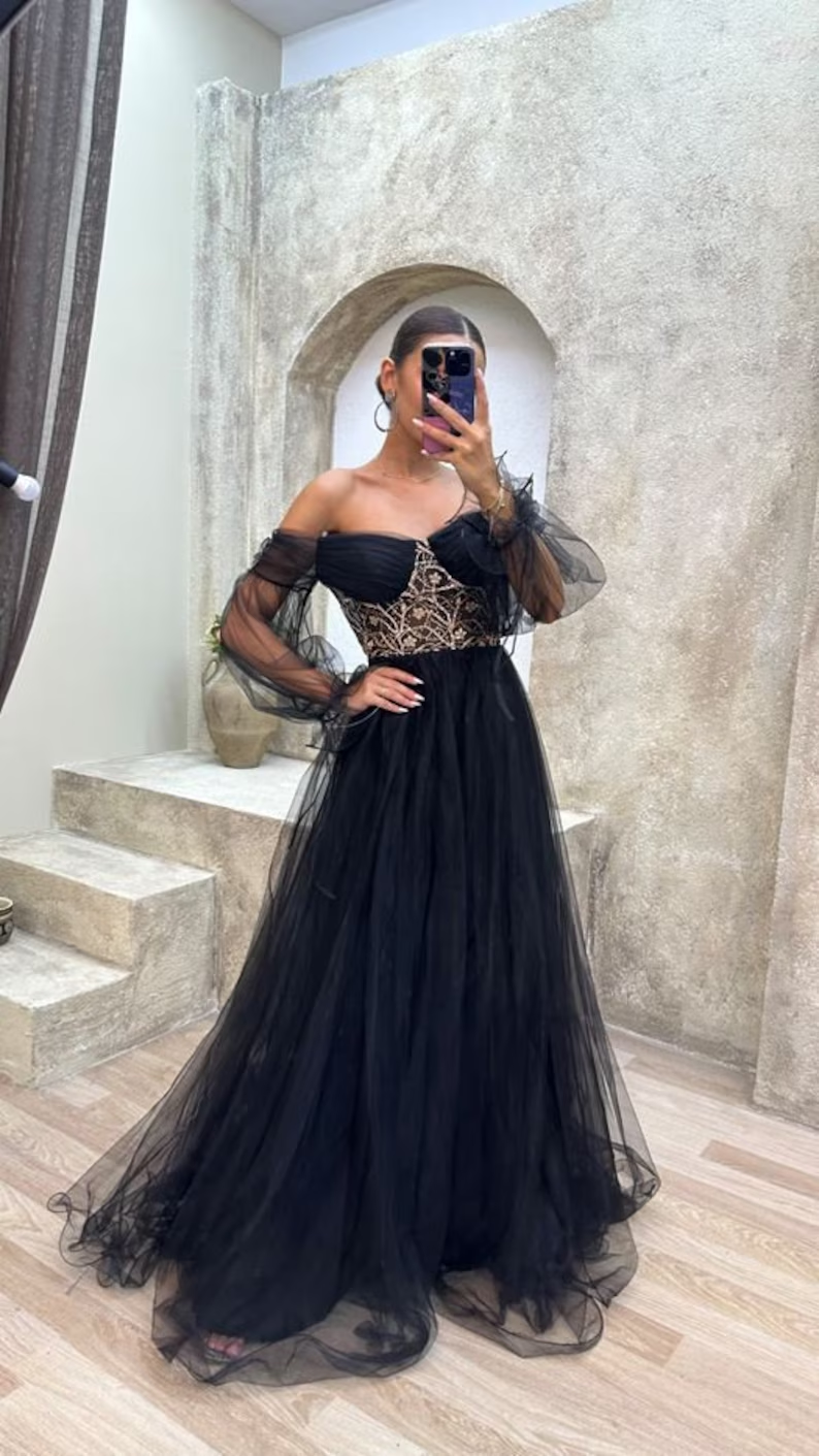 Strapless mint green corset tulle dress prom dress evening gown Y4912 - View 2 | VelvetHem