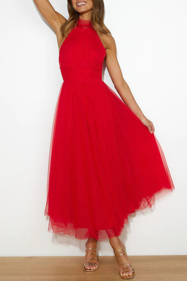 Maricela Effortless Dress with a Long Skirt Boutique Collection