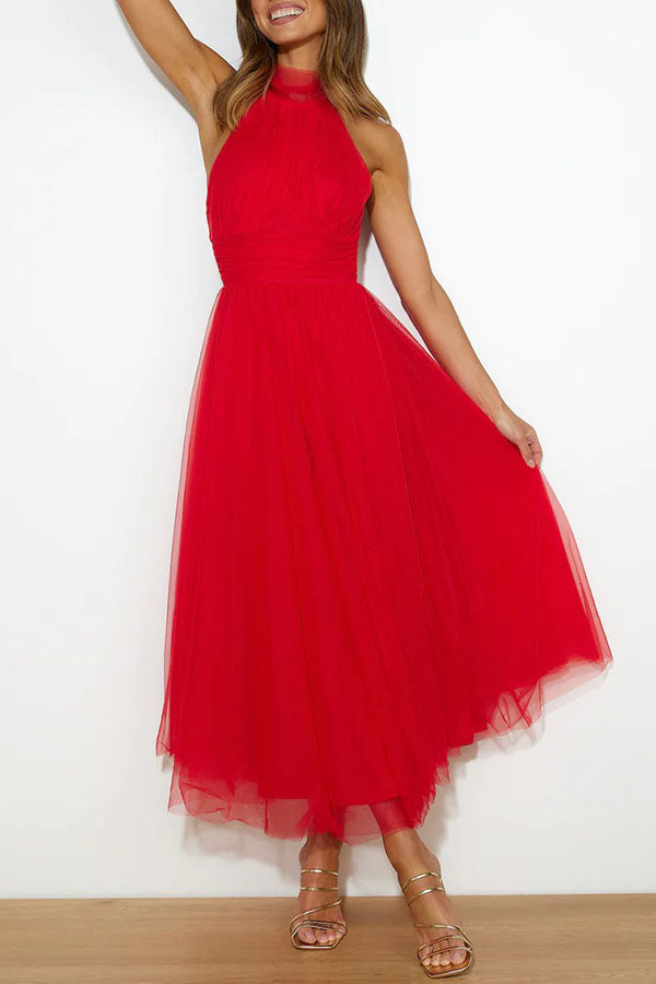 Sofía Aesthetic Dress with Long Skirt Elevated Occasion Wear