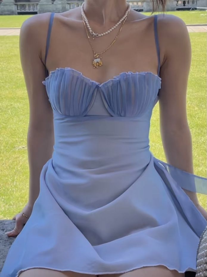 Spaghetti Straps Lavender A-Line Short Homecoming Dress