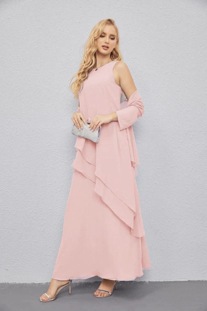 Mother of Bride Dresses with Open Front Lightweight Cardigan Formal Prom Gown 28081 by numbersea