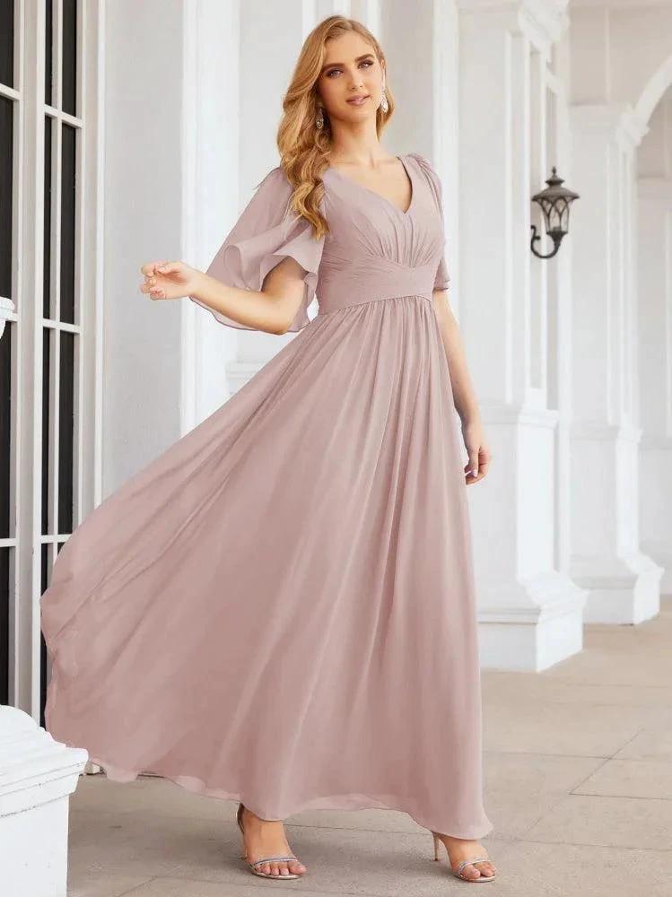 Numbersea Bridesmaid Dresses for Women Wedding Long Party Prom Dress 28068 by numbersea