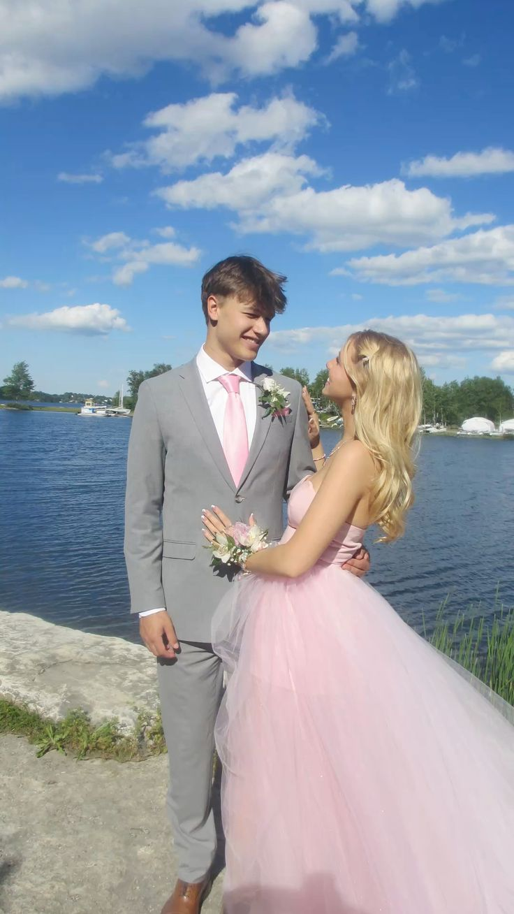 Strapless A-Line Pink Long Prom Dress Tulle Evening Dress