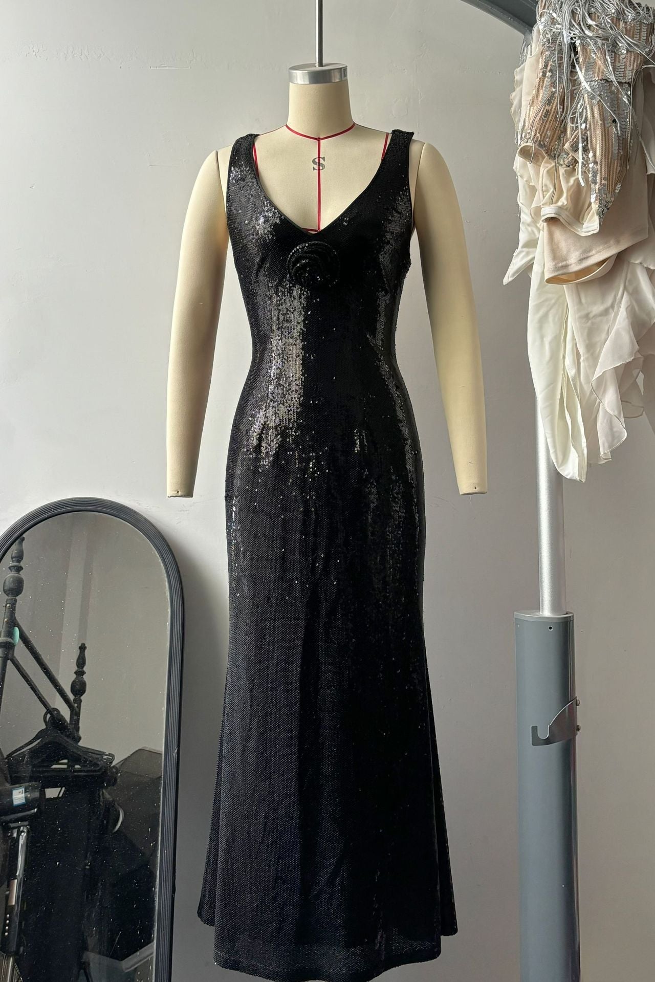 Hexed Bodycon Dress Black