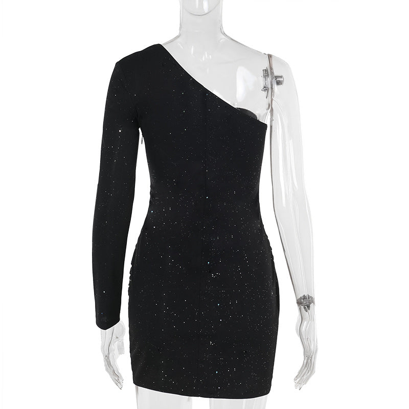 Graceful edge Dress Black