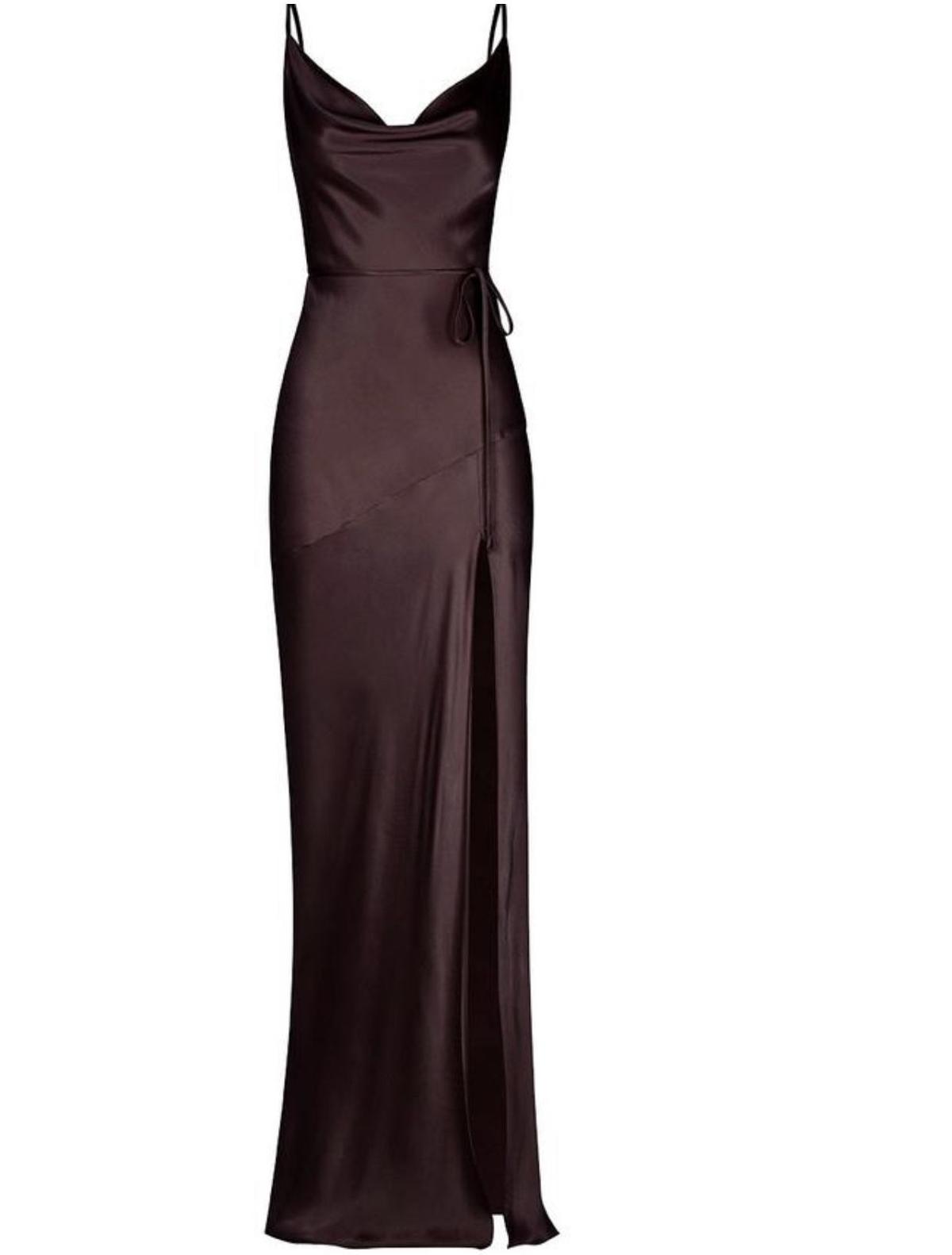 Elegant Spaghetti Straps Long Prom Dress Charming Evening Dress Y4647 - View 2 | VelvetHem