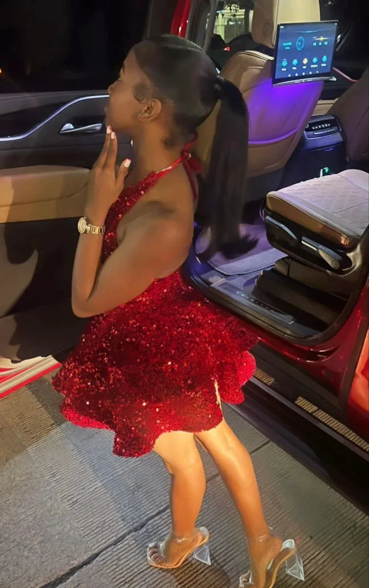 Red Sequin A-line Homecoming Dresses Sparkly Sequin Cocktail Dresses (ZD12167)