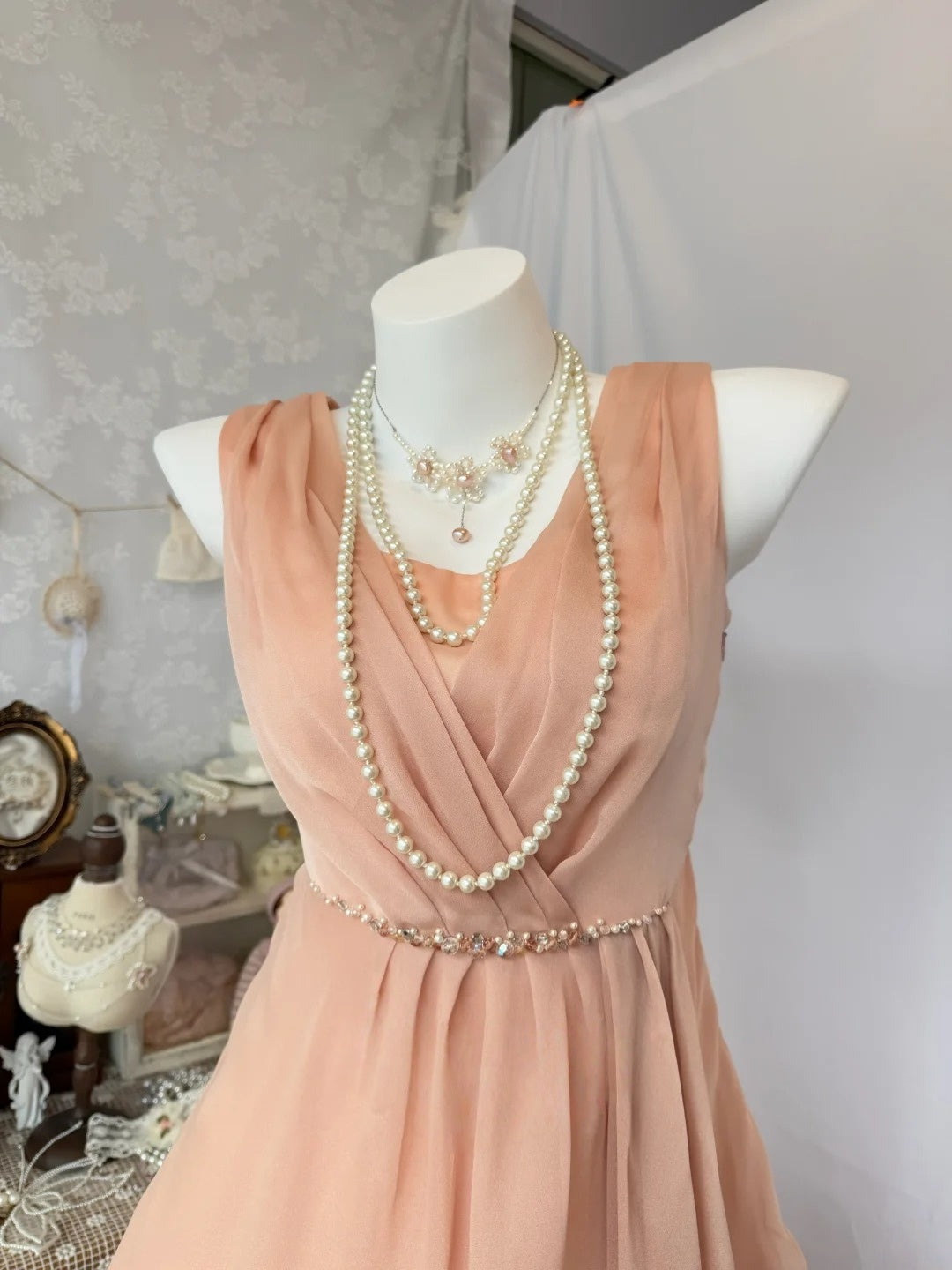A Line Chiffon Ruffled Short Homecoming Dress J10735