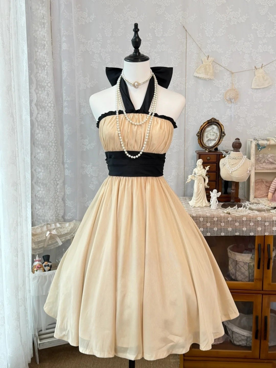A-Line Halter Homecoming Dress Short Birthday Dress