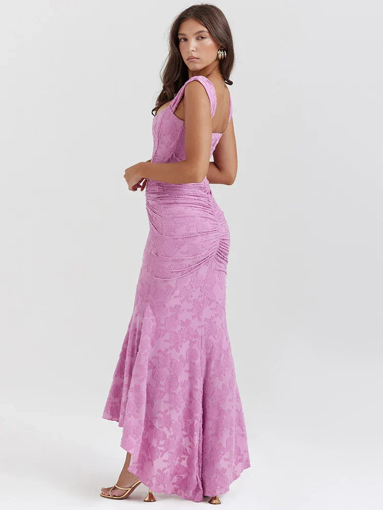 Zipper Bodycon Female Elegance Party Maxi Dress