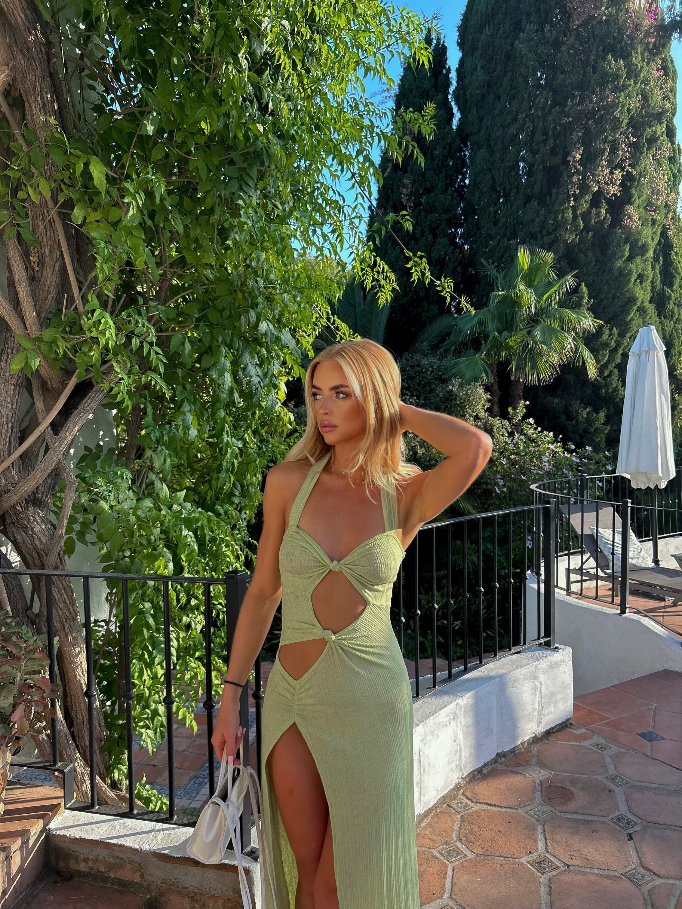 Halina - Gorgeous Cut - Out Dress