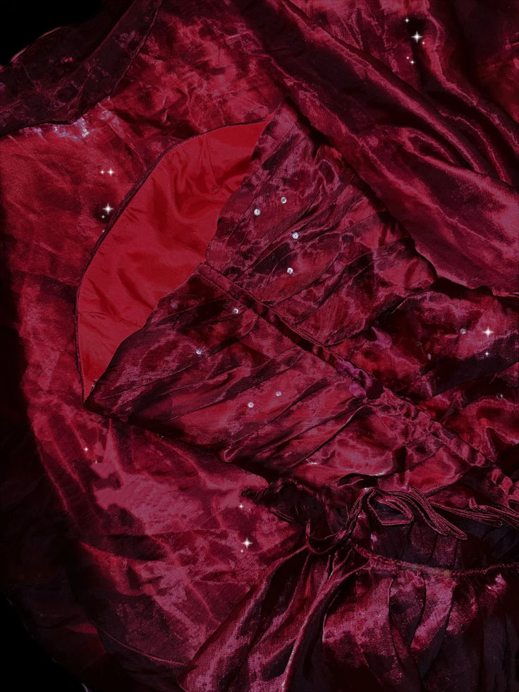 Elegant Burgundy Strapless Satin Pleated Ruffle Mermaid Evening Dress Long Prom Gown