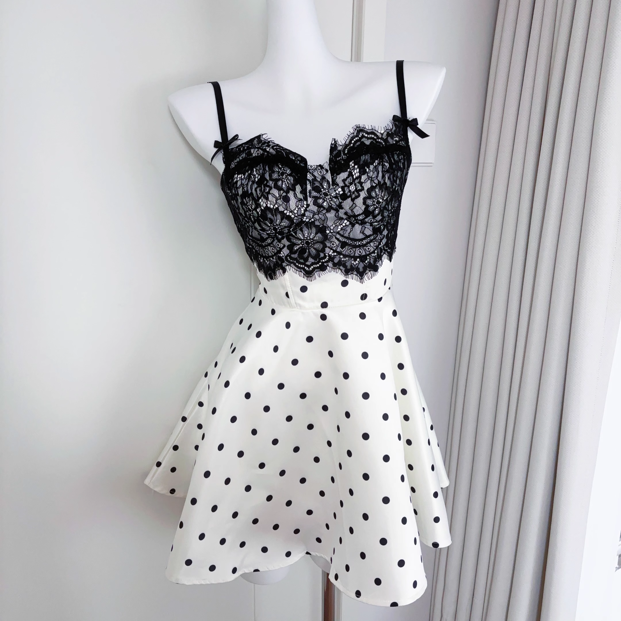 Classy Satin Lace A Line Short Party Gown Vacation Dress