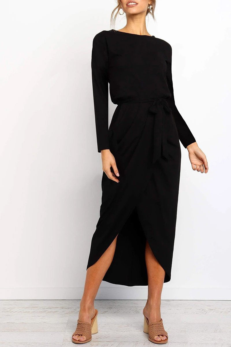 Azucena Effortless Dress After Midnight Ankle Length Elevated Occasion Wear