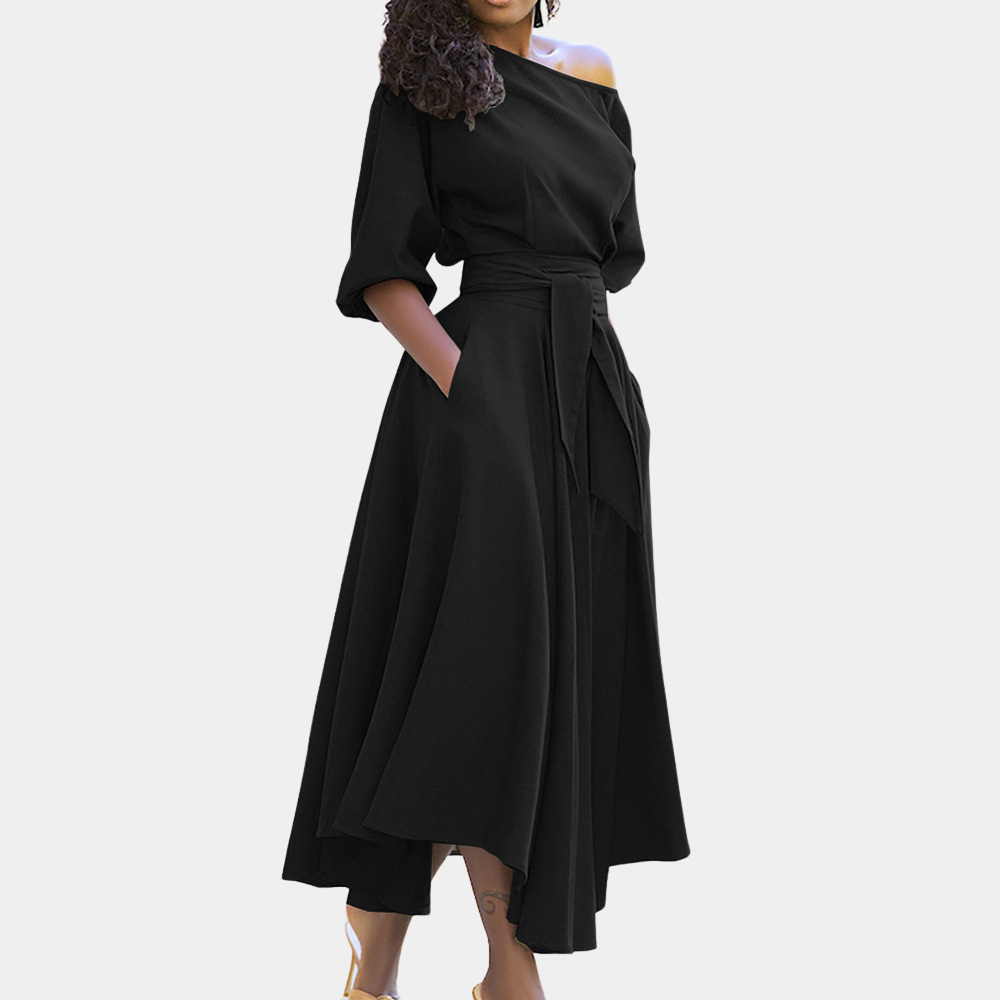 Orsina Luxurious Midi Dress for Women Wardrobe Essential