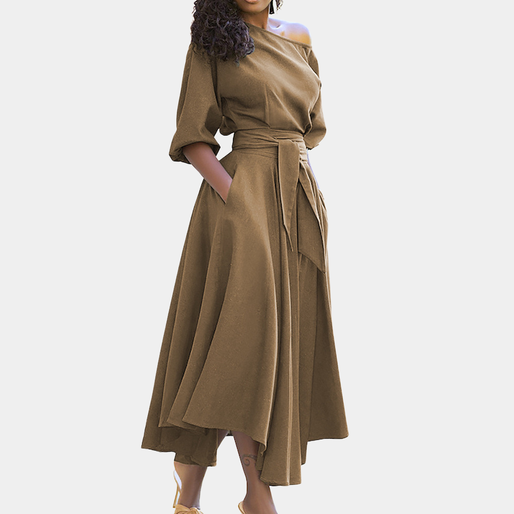 Orsina Luxurious Midi Dress for Women Wardrobe Essential