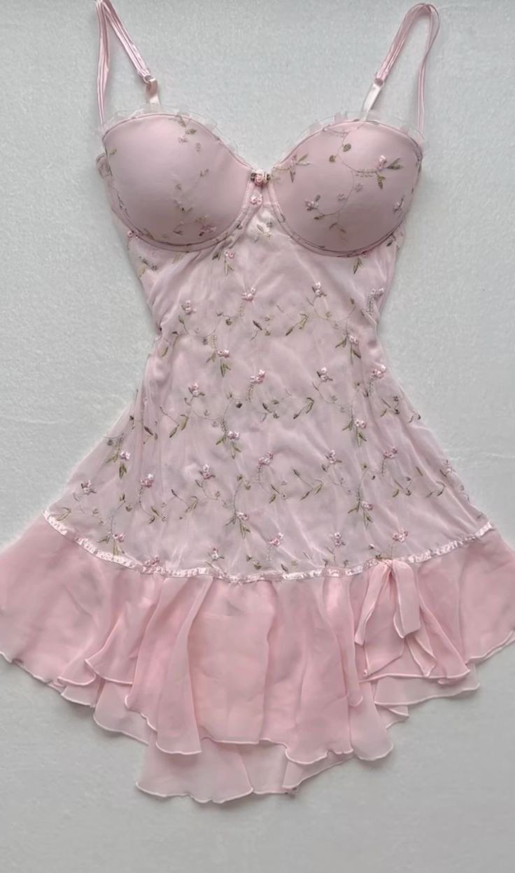Cute A-Line Spaghetti Straps Pink Satin Chiffon Applique Short Homecoming Dress 16th Birthday Outfits - FashionDia