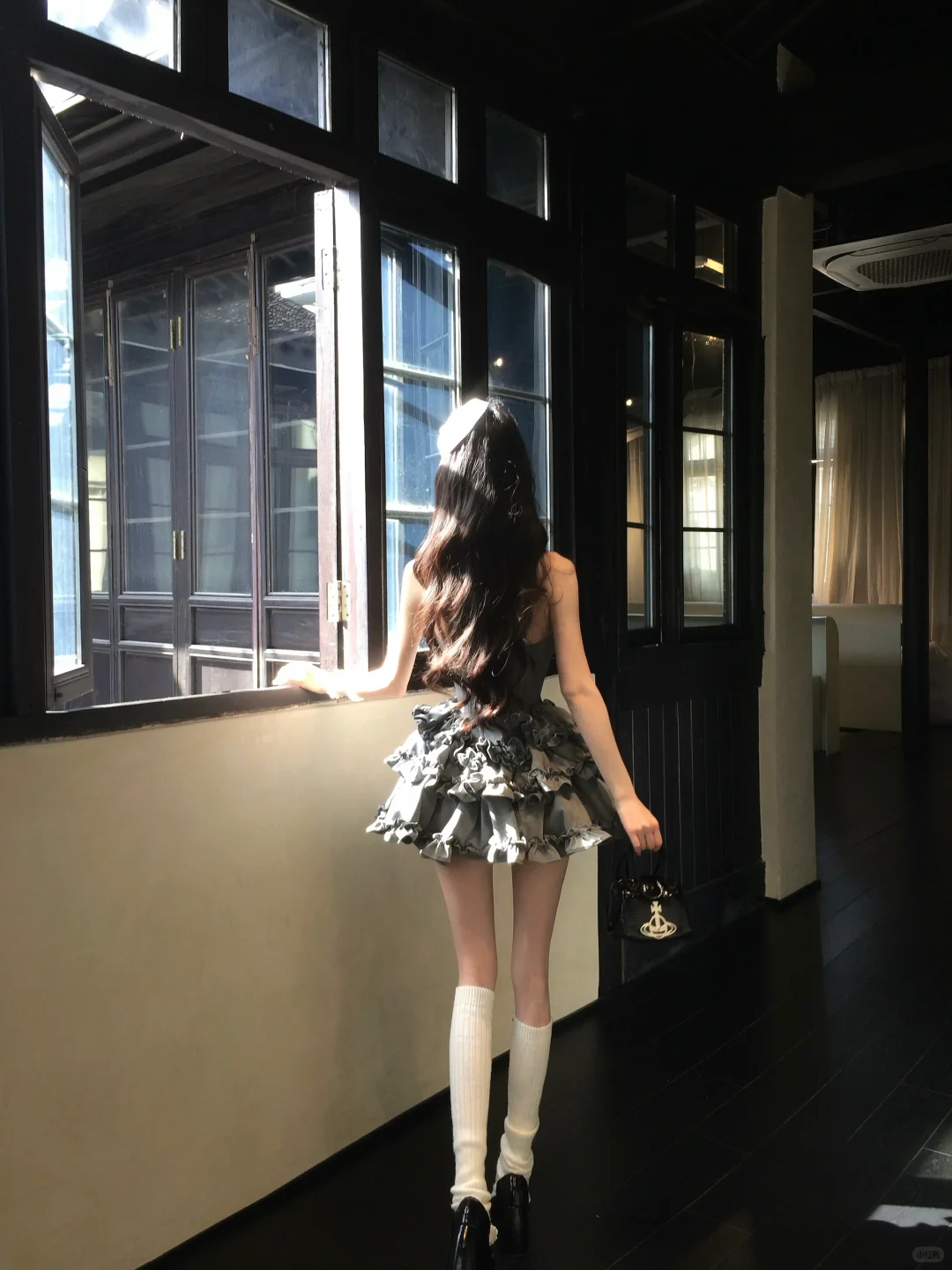 Gray 17th Ball Gown Strapless Satin Short Homecoming Dress Birthday Outfits - View 3 | FashionDia