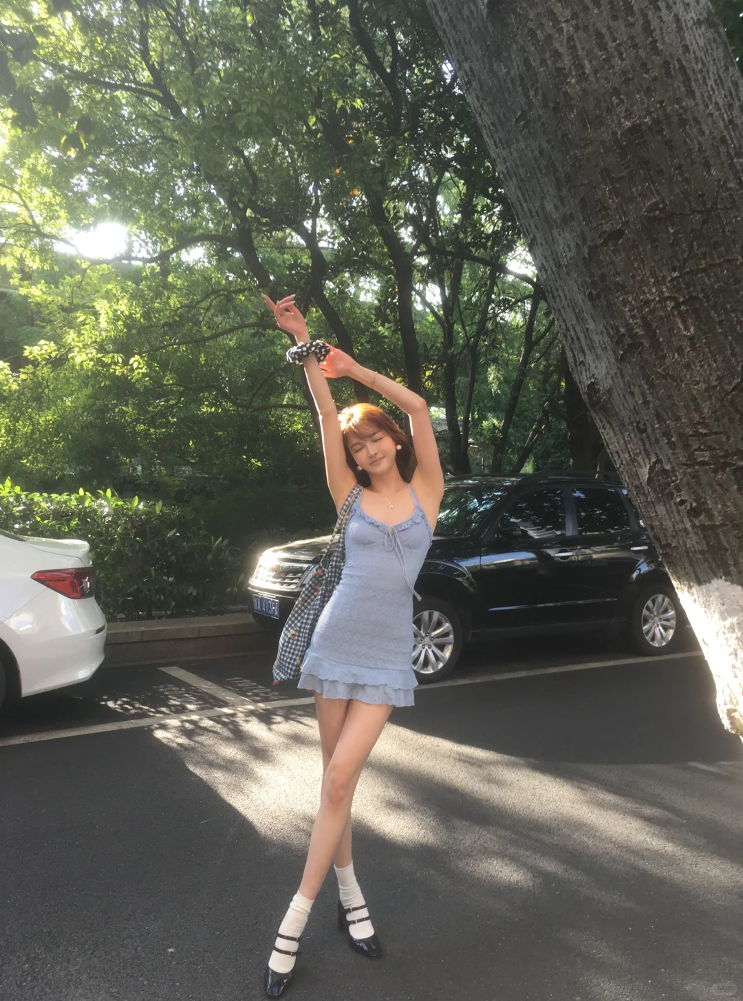Chic A-Line Spaghetti Straps Satin Short Homecoming Dress 18th Birthday Outfits - View 8 | FashionDia