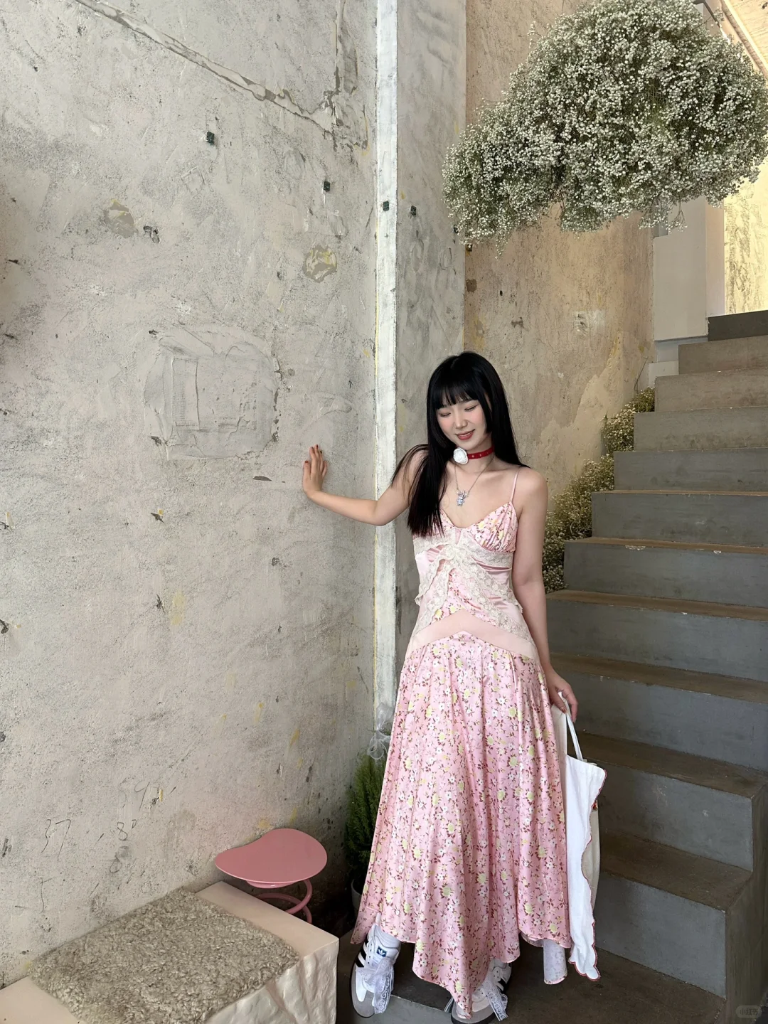 Vintage A-Line Spaghetti Straps Satin Lace Long Prom Dresses Formal Dress - View 2 | FashionDia