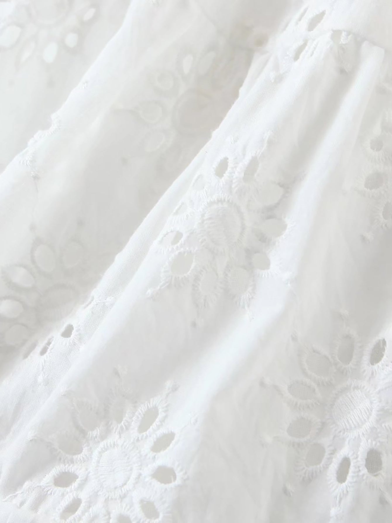 Embroidered Cutout White A Line Short Graduation Party Dress - Fashionpara