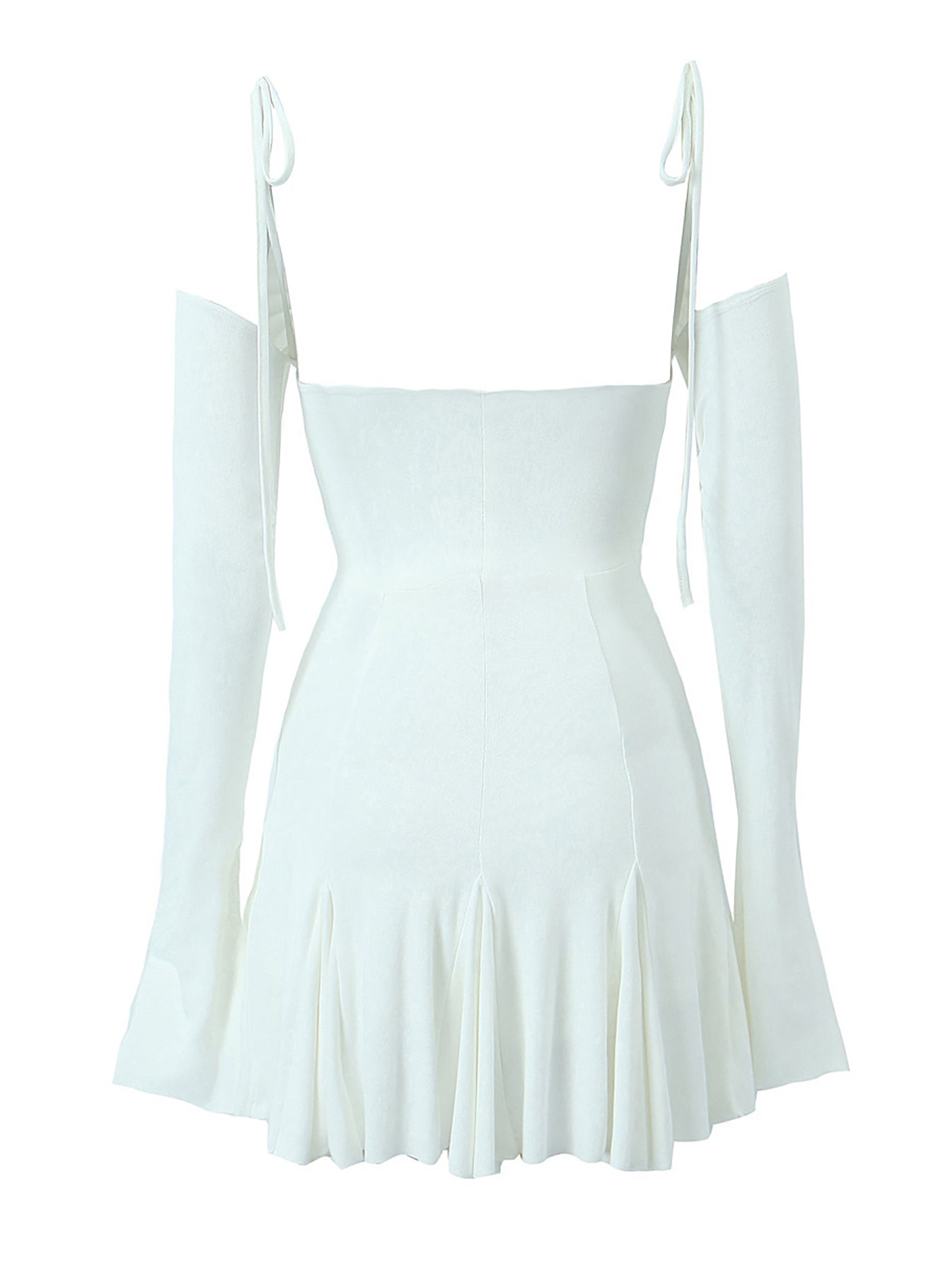 Tight White A Line Sexy Off The Shoulder Short Graduation Party Dress - Fashionpara