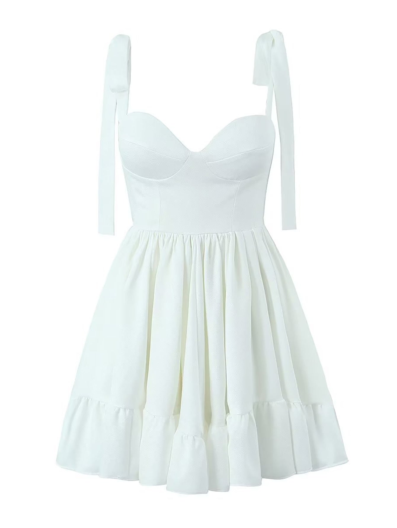 Sweet Tight White A Line Sexy Short Graduation Party Dress - Fashionpara