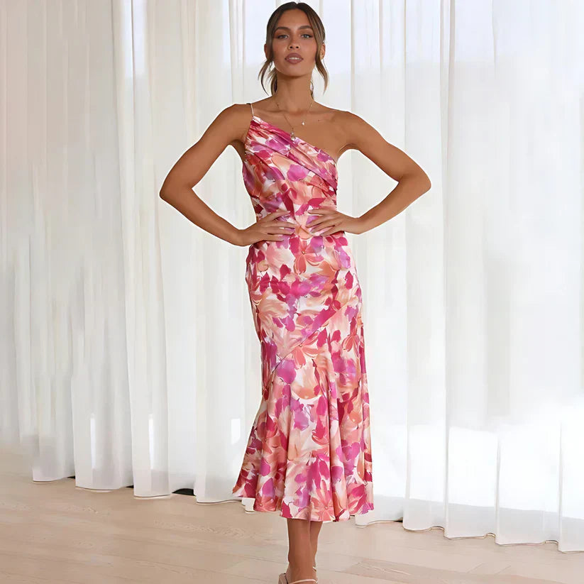 Samanta Timeless Off Shoulder Blumendress Elevated Occasion Wear
