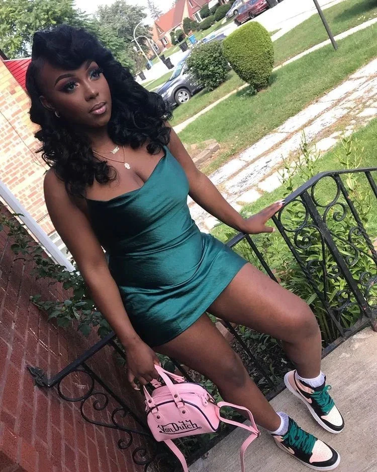 Green Sleeveless Short Homecoming Dress Graduation Dress (ZD12265)