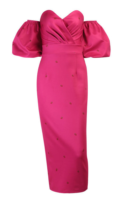 Chic Black Off Shoulder Party Dress - Fashionpara