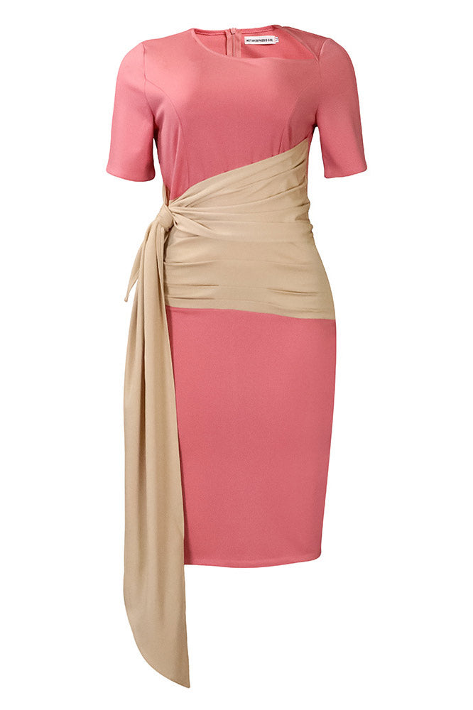 Chic White Bodycon Midi Dress - Fashionpara