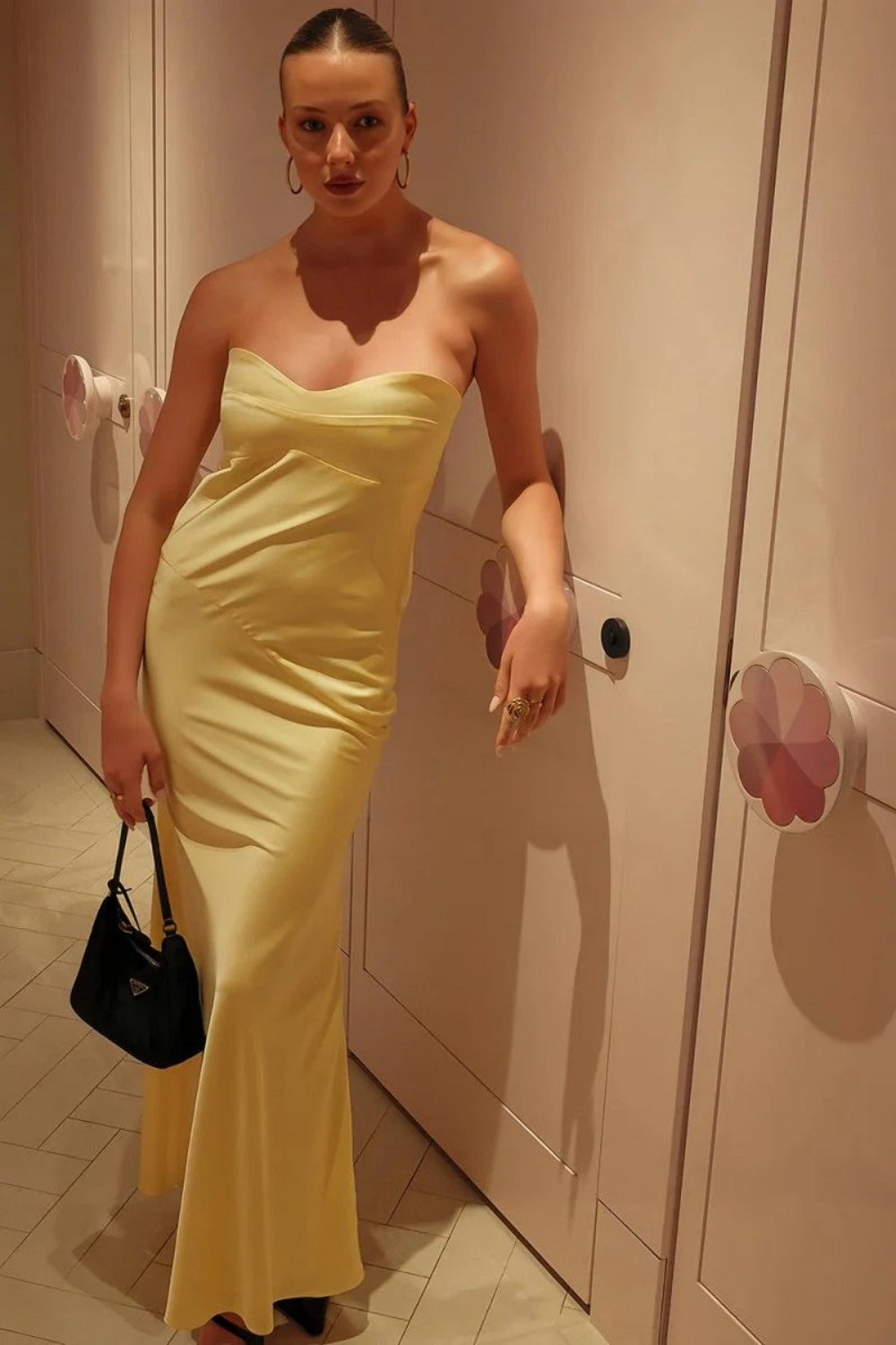 Classic A Line Sweetheart Aqua Tea Length Prom Dress with Ruffles