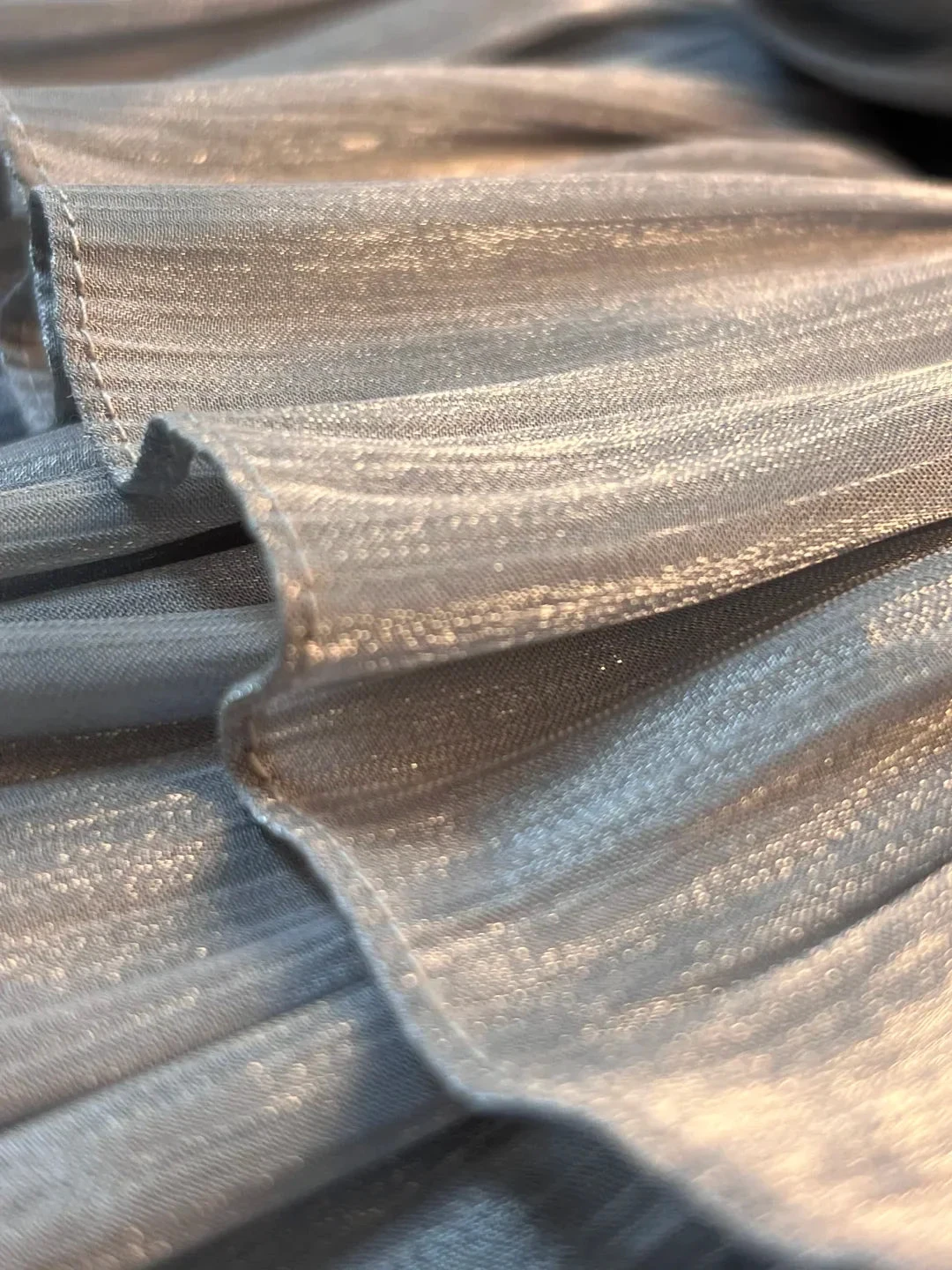 Cute Silver Gray Tulle Bow A Line Layered Short Party Dress Homecoming Dress (ZD12196)