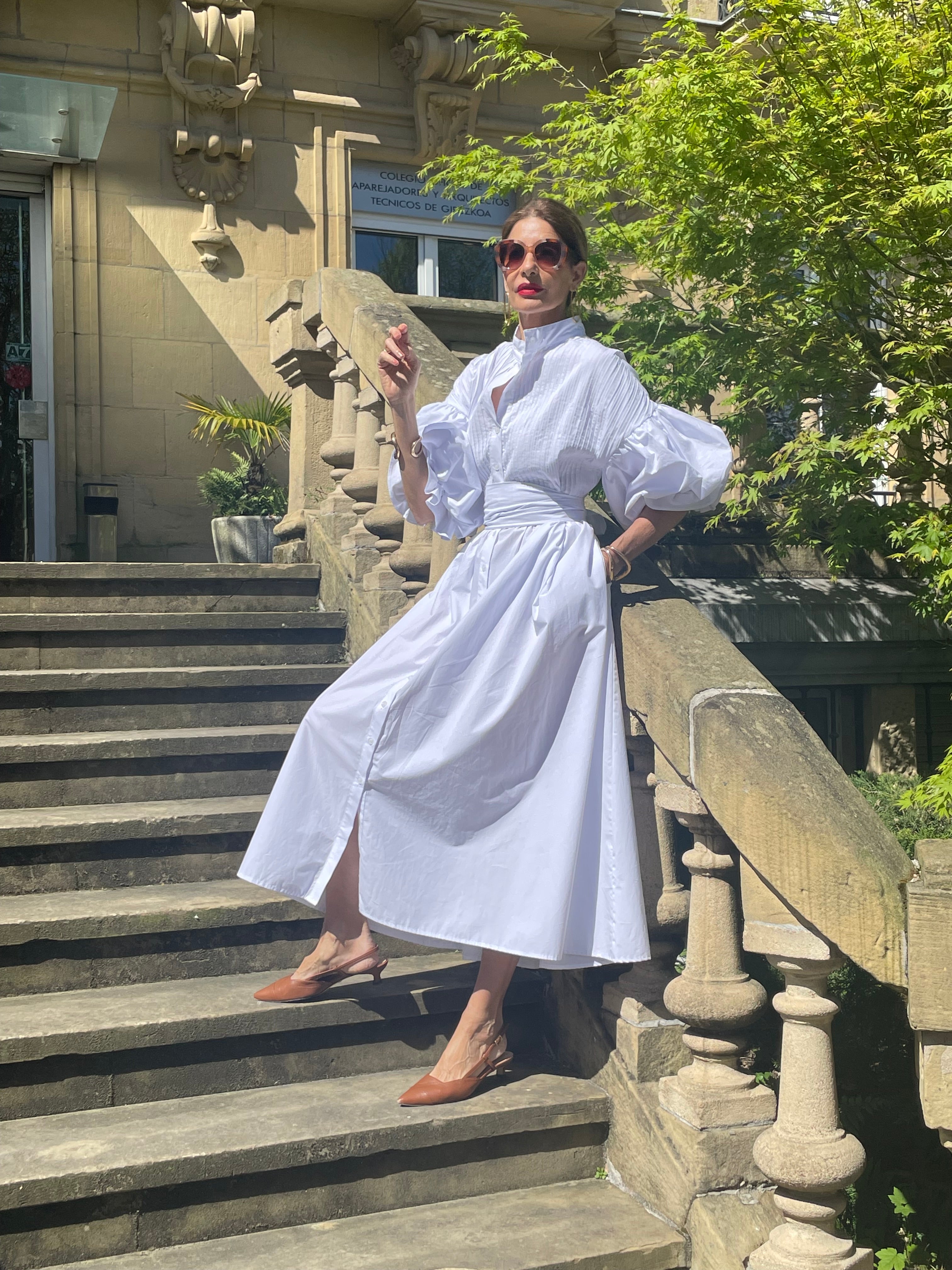Reina Timeless White Dress Boutique Collection