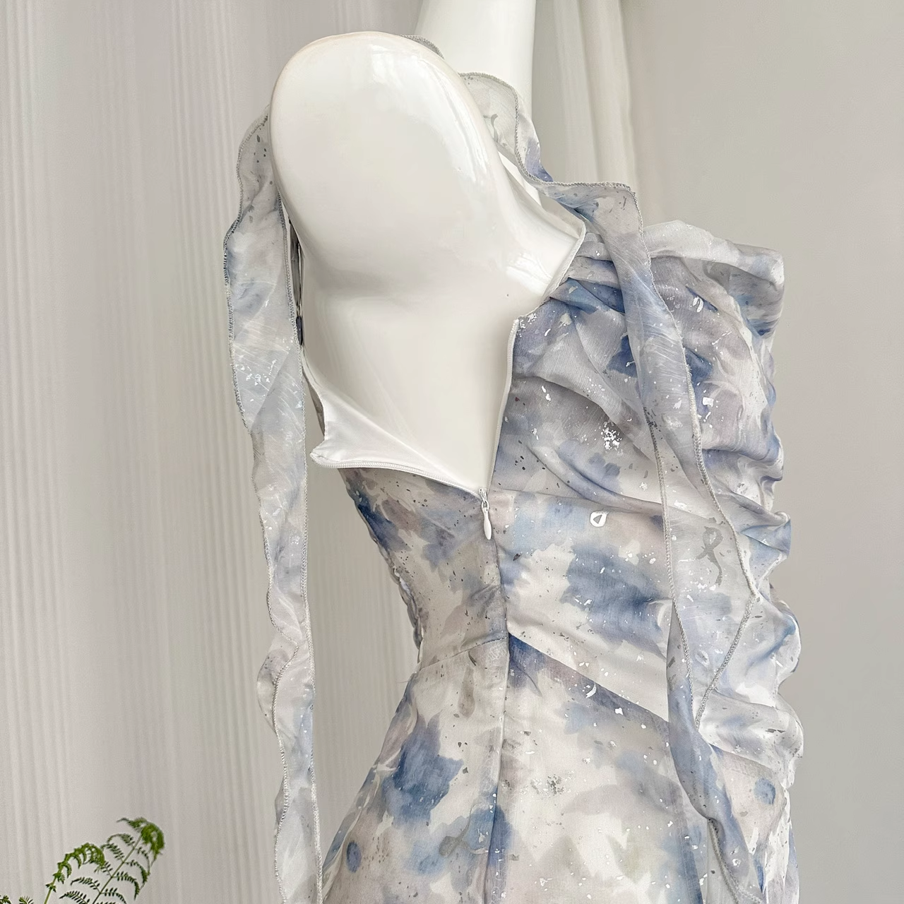 Classy Floral A Line Short Party Dress Vacation Dress