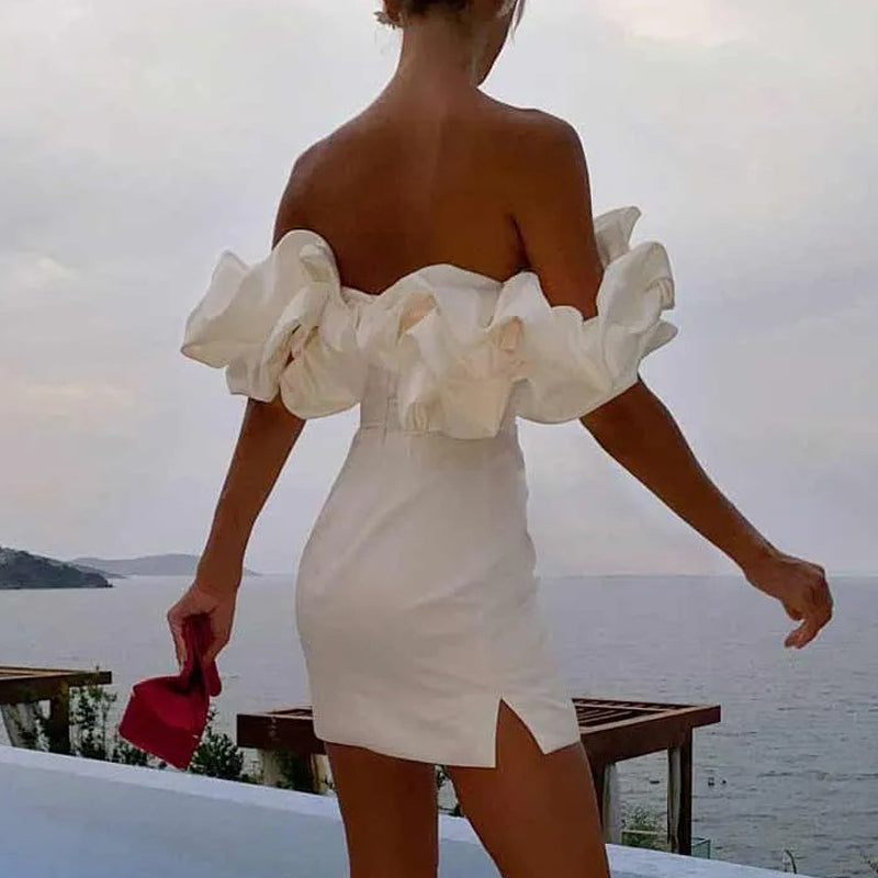Ivana Effortless Off Shoulder Dress Boutique Collection