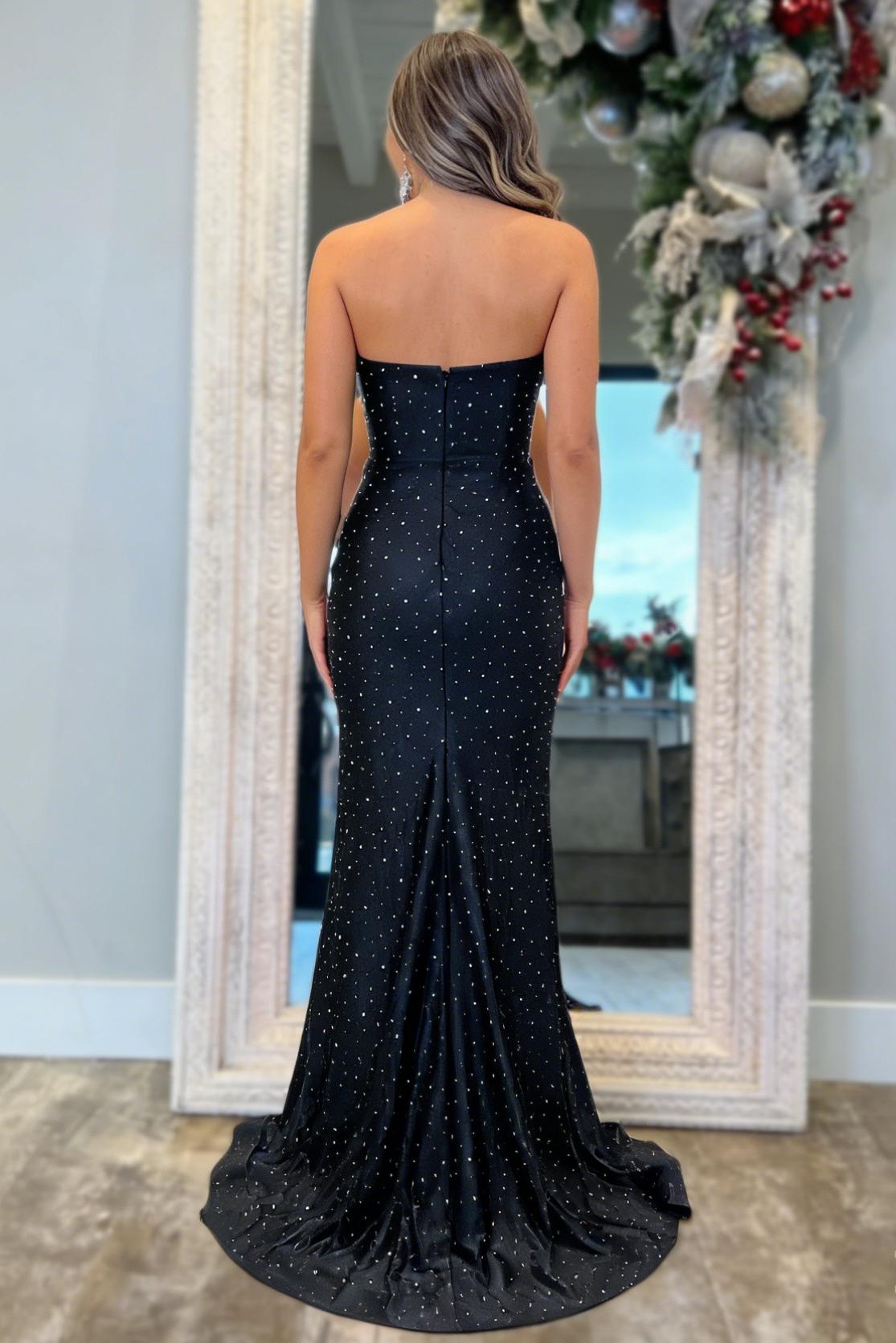 Stunning Mermaid Spaghetti Straps Royal Blue Mermaid Prom Dress with Beading - View 4 | FashionDia