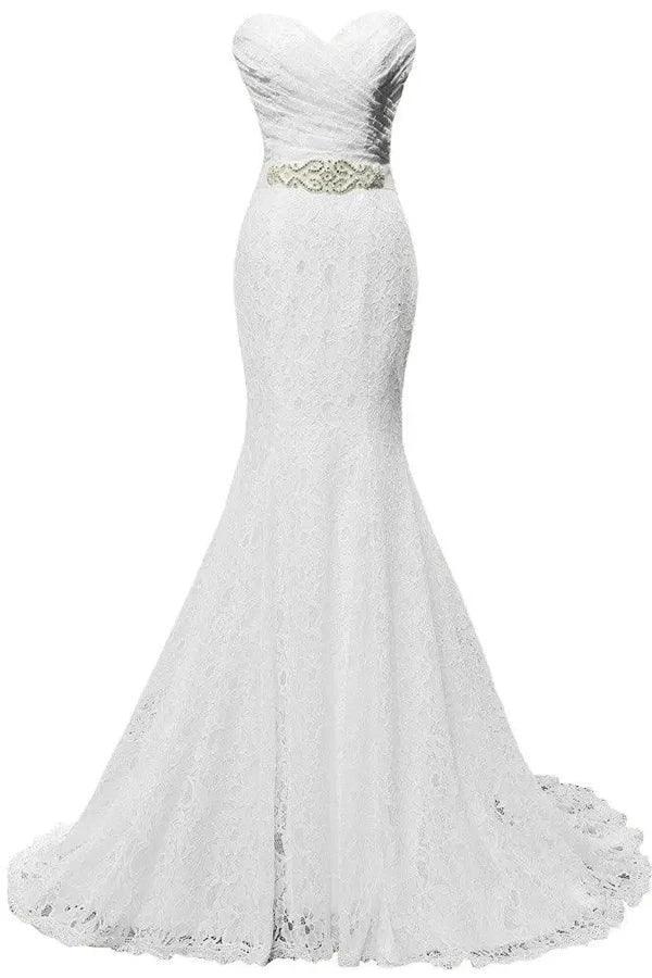 Elegant Mermaid Wedding Dresses Sweetheart Wedding Gowns WD720 by pgmdress
