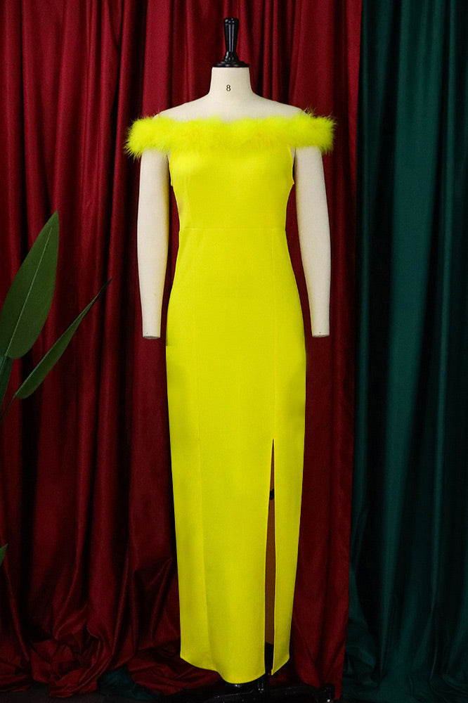 Elegant White Off Shoulder Evening Prom Dress - Fashionpara