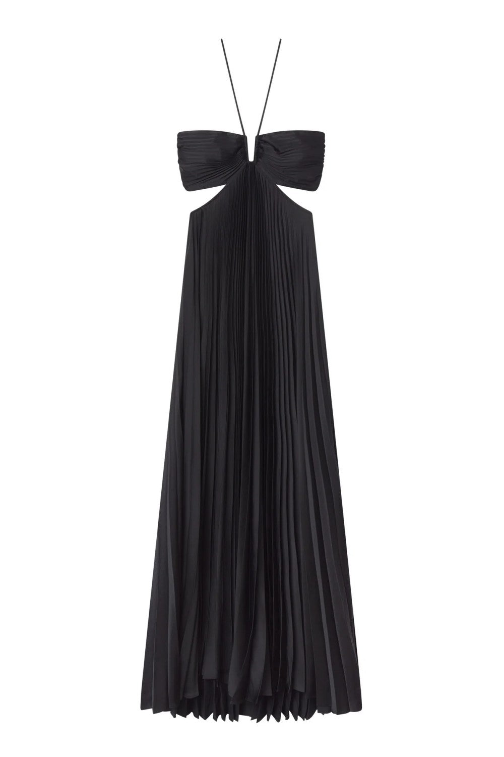 Hot A Line Halter Neck White Long Prom Dress with Backless
