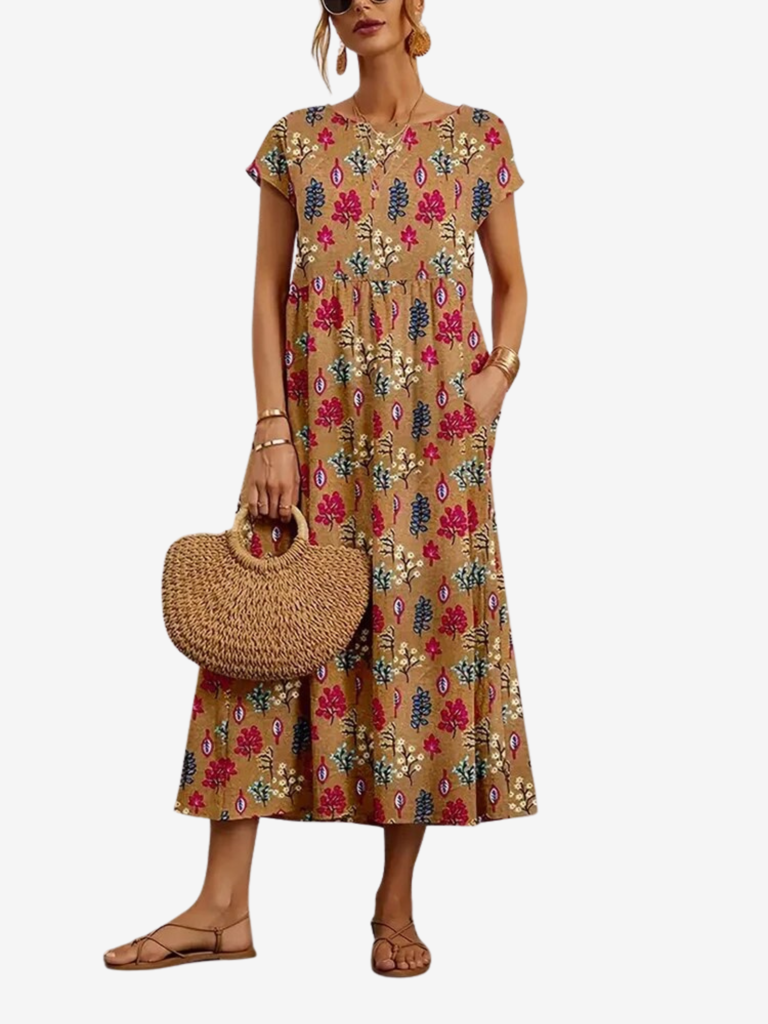Edna Chic Floral Dress Silhouette Collection